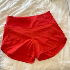Lululemon 4" High Rise Speed Up Shorts